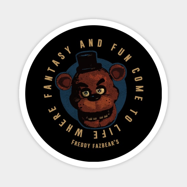 five nights at freddys - fantasy and fun Magnet by kalush club